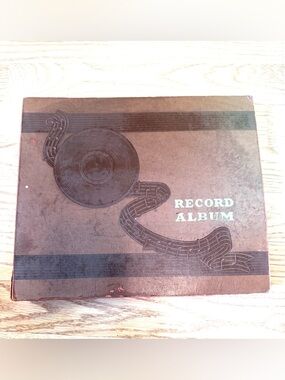 Vintage Record Album Holder 10 Sleeve.
